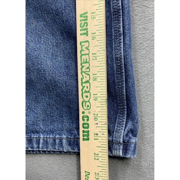 Vintage Wrangler Carpenter Shorts Mens Size 38 Relaxed Fit Hammer Loop Blue - Picture 9 of 16
